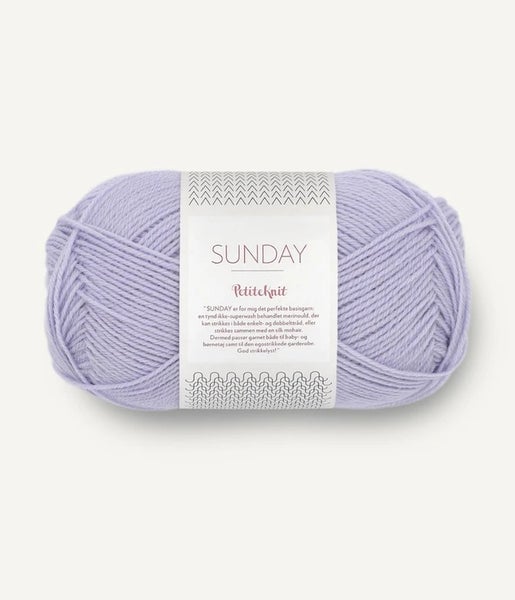 Petite Knit, Sunday 50 g,  Perfect Purple