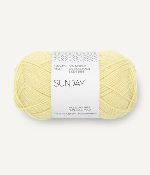 Sandnes Garn, Sunday 50 g, Lemonade 9602