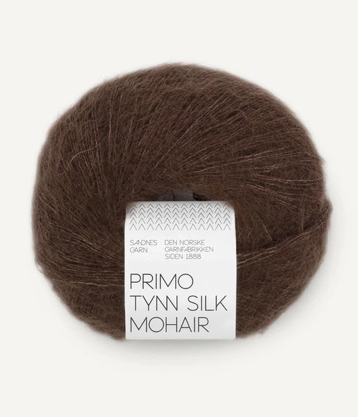 Sandnes Garn, Primo Tynn Silk Mohair 25 g, Cacao Nibs 3091