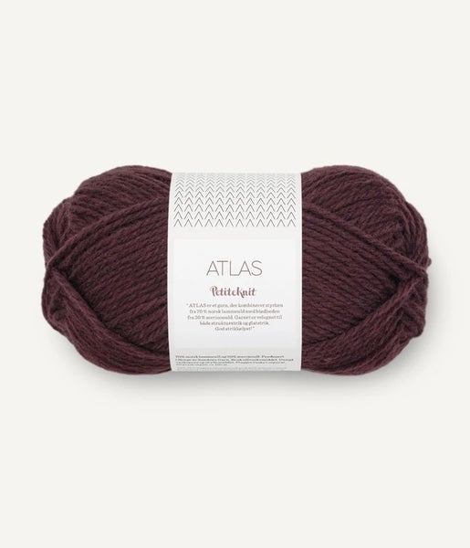 PetiteKnit Atlas 50 g, Velvet Fig 4682