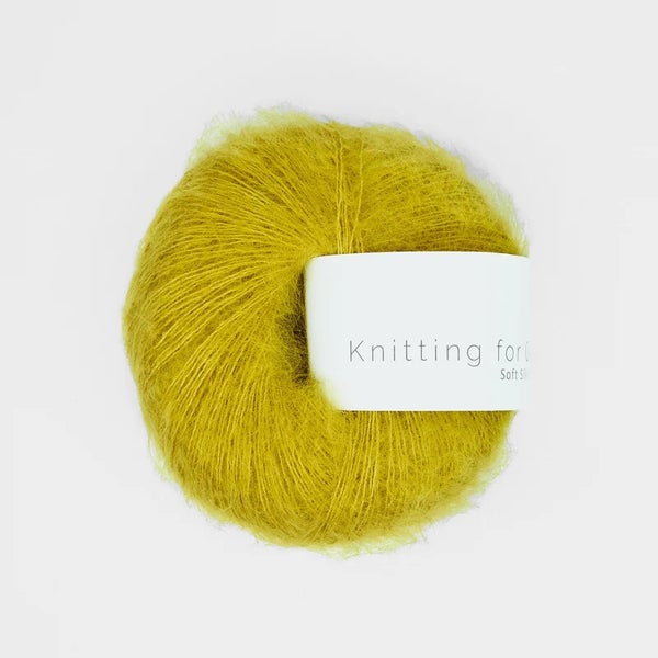 Knitting for Olive Soft Silk Mohair 25 g, Umami Yellow