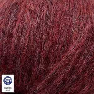 CaMaRose Snefnug 50 g, Stovet Bordeaux 7920